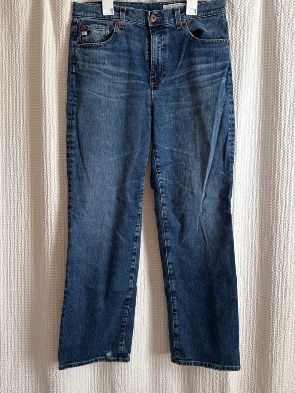 AG Adriano Goldschmied Brinley Mid Rise Straight Jeans